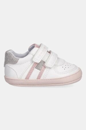 Tommy Hilfiger Baby Sneaker met klittenband White/pink