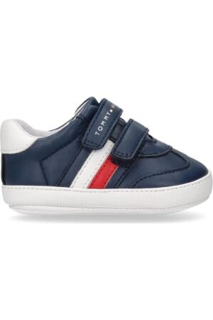 Tommy Hilfiger Baby Sneaker met klittenband Blue