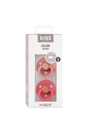 BIBS Bibs spenen 2-pack Dusty Pink / Coral