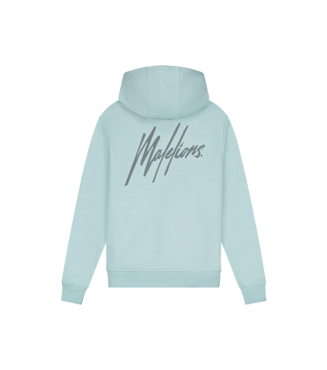Malelions Junior truien & vesten 708 Aqua Grey/Anthracite MJ1-AW25-03