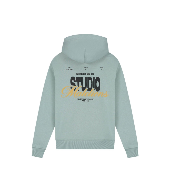 Malelions Junior truien & vesten 962 Aqua Grey MJ1-AW25-21