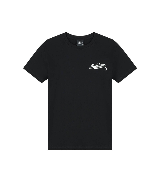 Malelions Junior shirts 900 Black MJ2-AW25-07