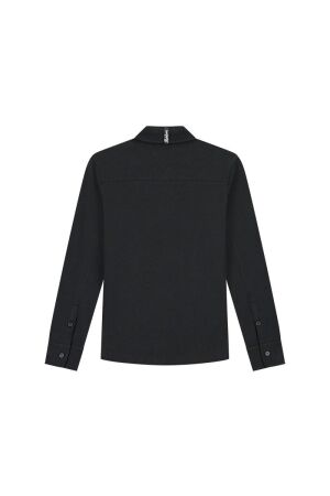 Malelions Junior overhemden 900 Black MJ2-AW25-23
