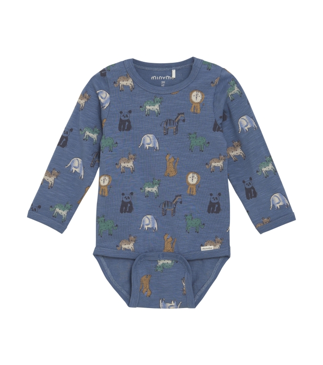Minymo boxpakjes & rompers 7337 China Blue 114007