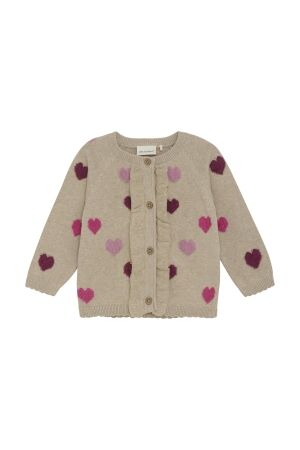 Minymo Vest Gebreid 2055 Beige Melange