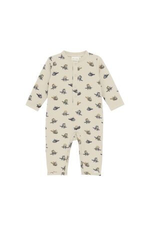 Minymo Babypakje allover print Sweat 2306 Oxford Tan