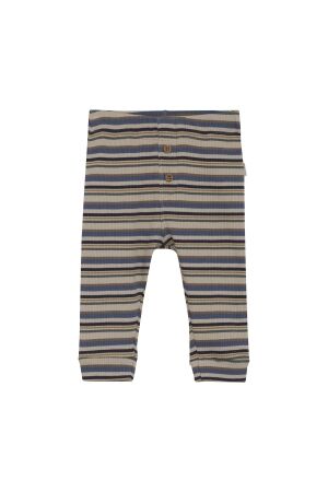Minymo Broek gestreept 7337 China Blue