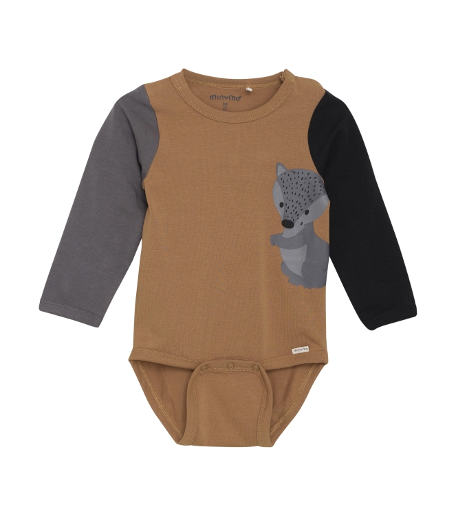 Minymo boxpakjes & rompers 2200 Brown Sugar 114058