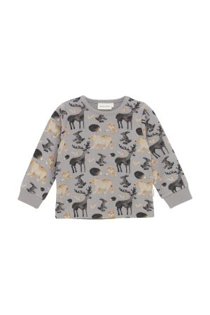 Minymo T-shirt allover print Sweat 1856 Cloudburst
