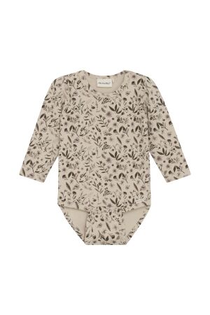 Minymo Romper allover print Sweat 2209 Smoke Gray