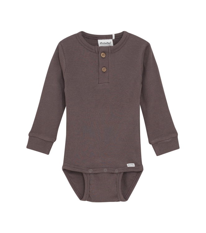 Minymo boxpakjes & rompers 2502 Chocolate Chip 114115