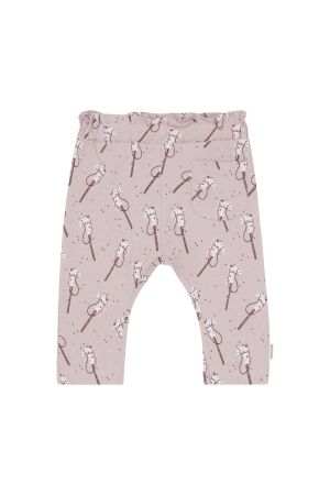 Minymo Broek met allover print 6051 Shadow Gray