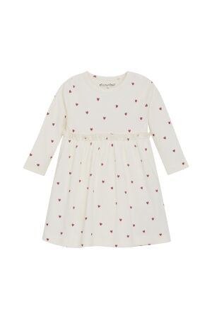 Minymo Jurk met All over print 1701 Eggnog