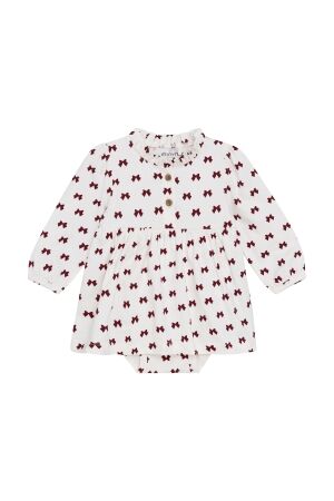 Minymo Jurk met All over print 1701 Eggnog