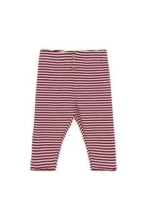 Minymo Broek gestreept 4988 Rio Rood