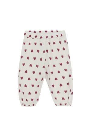 Minymo Broek met allover print 1701 Eggnog