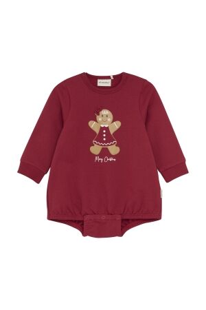 Minymo Romper Sweat 4988 Rio Rood