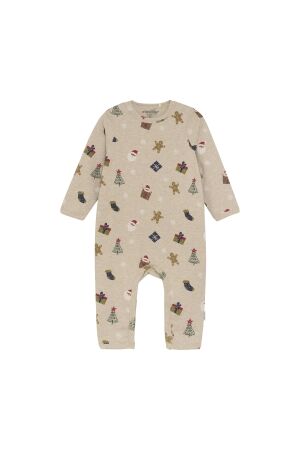 Minymo Babypakje allover print 2055 Beige Melange