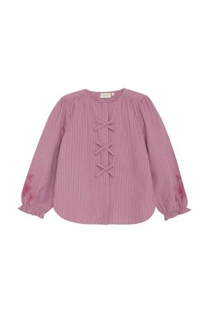 Minymo Blouse gestreept 5111 Mauve Orchid