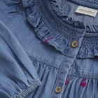 Minymo jurken 7470 Ombre Blue 124020
