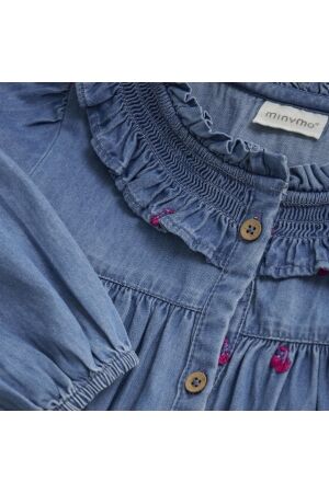 Minymo jurken 7470 Ombre Blue 124020