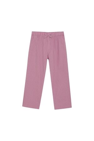 Minymo Broek met strepen 5111 Mauve Orchid