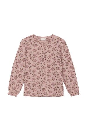 Minymo T-shirt allover print 5240 Misty Roze