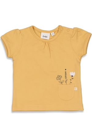 Feetje T-shirt - Bloom Okergeel