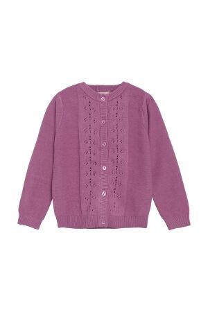 Minymo Vest Gebreid 5111 Mauve Orchid