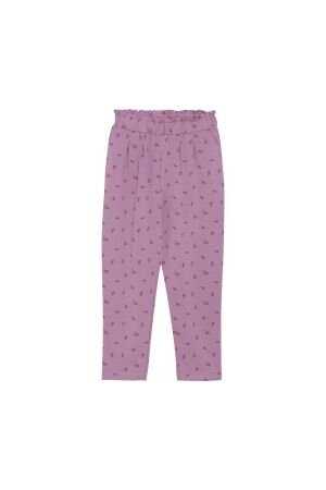 Minymo Broek met allover print 5111 Mauve Orchid
