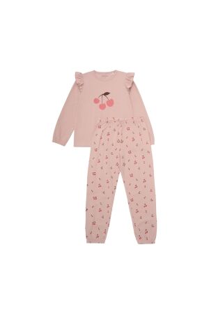 Minymo Pyjama met allover print 5240 Misty Roze