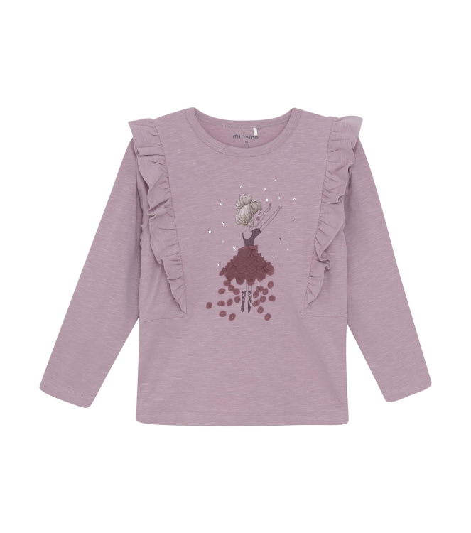 Minymo shirts 4200 WoodRoze 124110