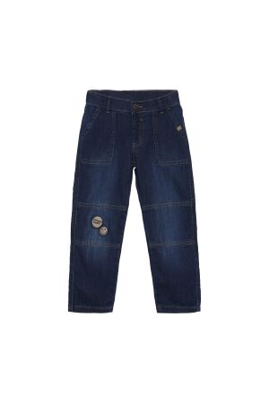 Minymo Jeans met patches 7021 Parisian Night