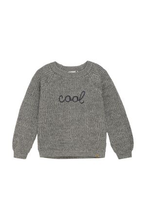 Minymo Trui gebreid 1403 Dark Gull Grijs