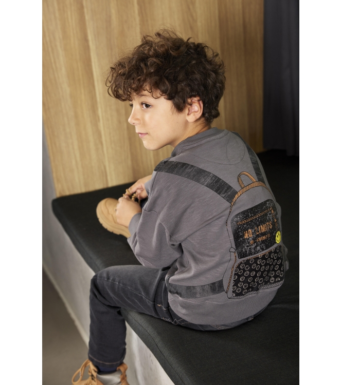 Minymo truien & vesten 1403 Dark Gull Grijs 134042