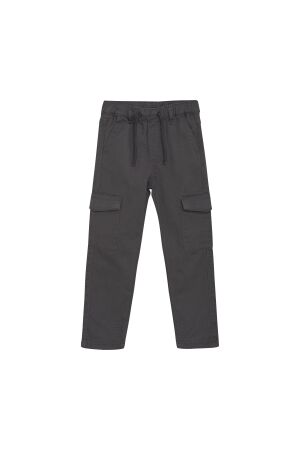 Minymo Broek Canvas 1403 Dark Gull Grijs