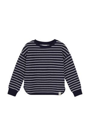 Minymo Sweatshirt gestreept 7021 Parisian Night