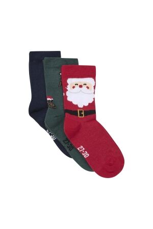 Minymo Sokken 3-Pack 4988 Rio Rood