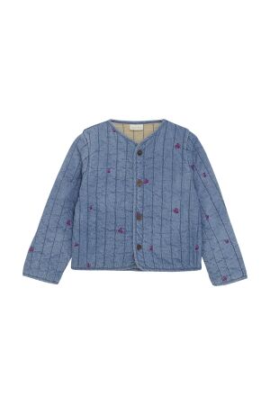 Minymo Jacket Quilt w. Emb 7470 Ombre Blue