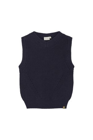 Minymo Vest Knit 7021 Parisian Night