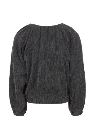 Looxs 10Sixteen blouses 741 Washed Grey 2532-5133-741