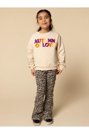 Looxs Little Jaquard Broek 937 Sandy Leopard