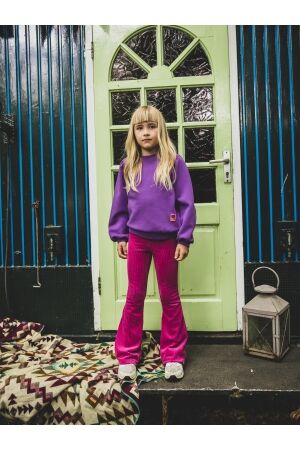 Looxs Little Velvet Rib Broek 274 Magenta Pink