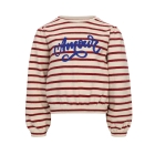 Looxs Little truien 319 Deep Red Stripe 2532-7332-319