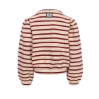 Looxs Little truien 319 Deep Red Stripe 2532-7332-319