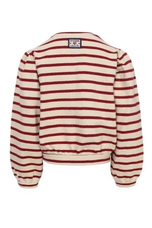 Looxs Little truien & vesten 319 Deep Red Stripe 2532-7332-319