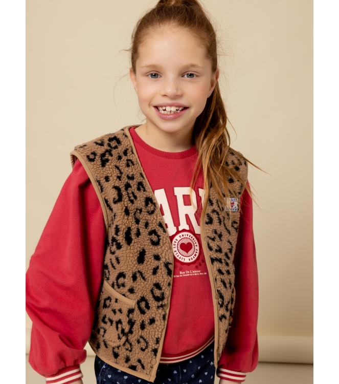 Looxs Little truien & vesten 257 Bright Red 2532-7337-257