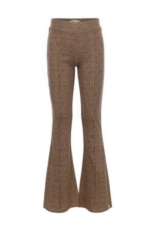 Looxs Little Rib Flared Broek 966 Mini Leopard