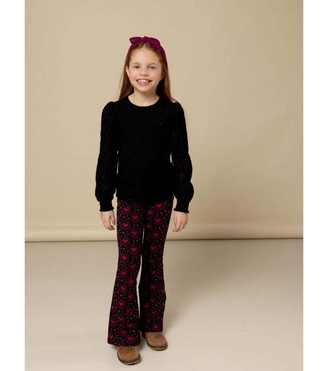 Looxs Little blouses 093 Pebble Black 2533-7179-093