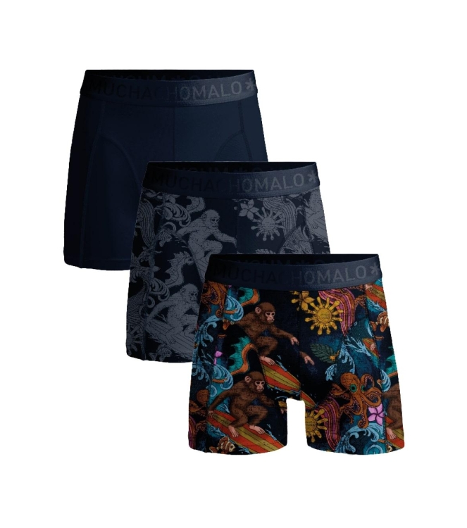 Muchachomalo ondergoed Print/Print/Blue SURFMONKEY1010-01J